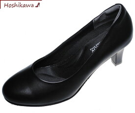 【靴のHOSHIKAWA】 『AQUA Lady 9070』アクアレディー ブラック21.5cm～25.5cm EEEEパンプス レディースオフィスシューズ フォーマル牛革 ヒール