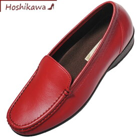 【靴のHOSHIKAWA】 『OTAFUKU 171』オタフク 健康シューズ22.5cm～24.5cm EEEスリッポン レッドレディース レッド日本製 撥水磁気付き