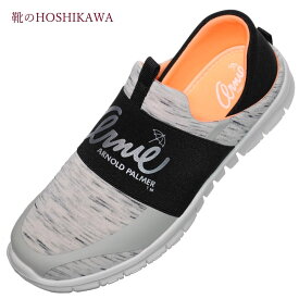 【靴のHOSHIKAWA】 『ARNOLD PALMER AN0905』アーノルドパーマー2WAYスリッポン ライトグレー22.5cm～25cm レディース踵が踏める 紐無し 軽い