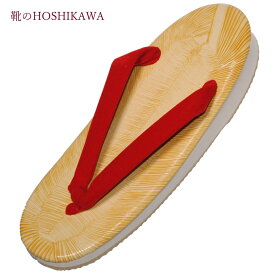 【靴のHOSHIKAWA】 『鼻緒草履 赤』レディース セッタサイズフリー(約21cm～23cm)サンダル 着物 軽量