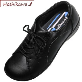 【靴のHOSHIKAWA】『EVE 236』ムーンスター イブ22cm～25cm EEEEレディース レースアップワイド ファスナー
