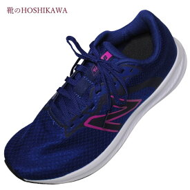 【靴のHOSHIKAWA】 『New Balance W413』ニューバランスランニングシューズ22.5cm～25.5cm 2Eネイビー レディースレースアップ 運動靴