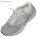 【靴のHOSHIKAWA】 『New Balance WE420 GW2』22cm〜25.5cm 2Eレディース スニーカーレースアップ ランニンググレー カジュアルメッシュ 合皮