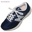 【靴のHOSHIKAWA】 『New Balance WE420 NG2』22cm〜25.5cm 2Eレディース スニーカーレースアップ ランニングネイビー カジュアルメッシュ 合皮