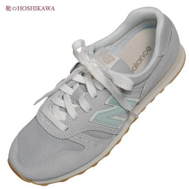 【靴のHOSHIKAWA】 『New Balance WL373 TK2』ニューバランス ウォーキングシューズ21.5cm～25cm Dレースアップ レディースグレー 合皮