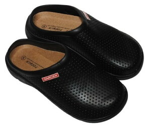 【靴のHOSHIKAWA】 『GARDEN SABOT SANDAL 8602』EVA クロッグサンダルM L 2L レディースカーキ ブラック前詰まり 耐水性 軽量