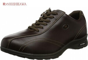 【靴のHOSHIKAWA】 『YONEX SHWMC30W』ヨネックス スニーカー24cm〜28cm 4.5Eメンズ ダークブラウンウォーキングシューズ ファスナーレースアップ 合皮