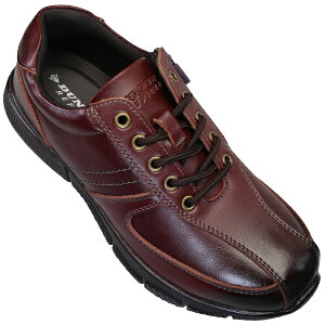 ダンロップ DUNLOP DR-6255 ブラック・ワイン メンズ 防水スニーカー ウォーキングシューズ 紳士靴 天然皮革 5E 幅広 ワイド サイドファスナー サイドジップ 防水 DUNLOP REFINED