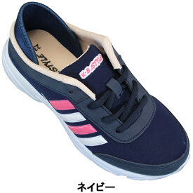 【全商品ポイント5倍⇒6/11(火)1:59迄】 かかとが踏めるスニーカー KB.STYLE K-3858 レディース ネイビー・グレー 22.5cm～24.5cm キックバックスニーカー 2WAYシューズ スリップオン スリッポン 紐なし靴 履きやすい靴 合成皮革 軽量 kbstyle ケービースタイル