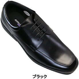 メンズビジネスシューズ ARUKOKA AK731 ブラック 黒 25cm～27cm メンズ ビジネス靴 紐靴 紳士靴 黒靴 革靴 合成皮革 5E ゆったり 幅広 ワイド 通気性 興和
