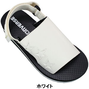 �R���o�[�X CONVERSE ����T���_�� �L�b�Y PLTS ST �T���_�� �z���C�g�E�u���b�N 20cm�`24cm �L�b�Y �W���j�A �o�b�N�X�g���b�v �T���_�� �}�W�b�N�e�[�v�T���_�� �V���[�N�\�[���T���_��