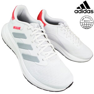 アディダス スニーカー JQ2540 レスポンス ランナーU ホワイト/グレー 23cm〜24.5cm キッズ ジュニア レディース ランニングシューズ スポーツシューズ 紐靴 運動靴 通学靴 RESPONSE RUNNER U adidas アデ
