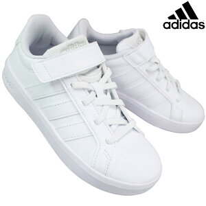 �A�f�B�_�X adidas �X�j�[�J�[ HP3532 �O�����h�R�[�g3.0 EL C �z���C�g 18cm�`21.5cm �L�b�Y �W���j�A �X�j�[�J�[ �V���[�Y �^���C �q���C �ʊw�C ������v �}�W�b�N�e�[�v �ʃt�@�X�i�[ GRANDCOURT 3.0 EL