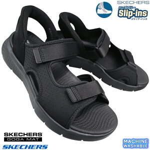 �X�P�b�`���[�Y SKECHERS �n���Y�t���[�T���_�� 229210/BKLM �X���b�v�C���Y �S�[�E�H�[�N �t���b�N�X �T���_�� �u���b�N���C�� 26cm�`28cm �����Y �X�|�[�c�T���_�� �V���[�Y �C �����₷�� ����g