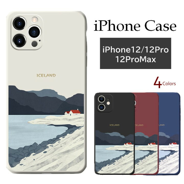 楽天市場】北欧風 風景 スマホケース iPhone 12 12Pro 12ProMAX 背面 