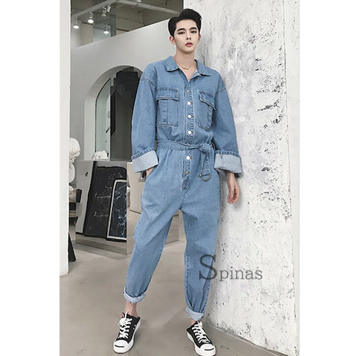楽天市場】S-XL モデルのようにお洒落なシルエットに ジャンプスーツ  
