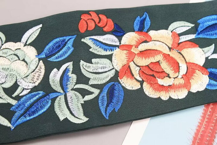 楽天市場】華やかな花柄が存在感バツグン！選べる5種類 サッシュベルト 