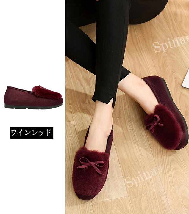 モカシン シューズ スリッポン フラット Jモカ ぺたんこ 軽量 痛くない 疲れにくい 歩きやすい コンフォートシューズ ヴィーガンレザー ゆったり  外反母趾 日本製 リーフ LEAFL 【幅広特注】 | やさしい靴工房 Belle & Sofa [PANLON] レディース モカシン シューズ 靴 スリッポン レディース 23.0cm フラット ぺたんこ 歩きやすい リボン