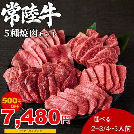 【500円OFFクーポン】常陸牛 希少部位 5種焼肉セット 食べ比べ 選べる 500g 1kg ギフト 送料無料 肉ギフト A4 A5 等級 黒毛和牛 和牛 牛肉 誕生日 高級 焼肉セット 高級肉 自宅用 お取り寄せ 贈り物 プレゼント 父の日 お中元 御中元 お歳暮 御歳暮 キャンプ BBQ