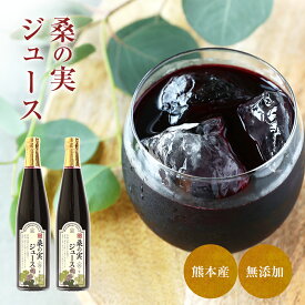桑の実ジュース 500ml 2本詰合せギフトセット 熊本県産 限定生産 【新製法で水を加えず国産マルベリー果汁に甜菜糖で飲みやすく仕上げました】国産 桑 桑の実 くわの実 プレゼント セット おしゃれ ギフト 桑の葉 桑茶 くわの葉 くわ茶 桑茶 自社農園栽培 健康