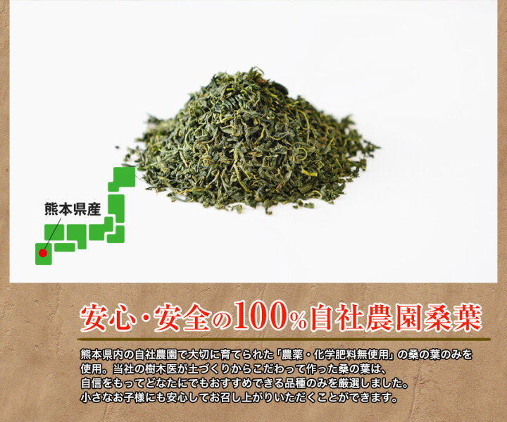 格安激安 マルベリー 50g  100% マルベリーリーフティー ハーブティー  国産 熊本県産 桑の葉茶