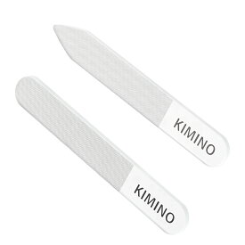 爪やすり 爪磨き　ツヤツヤ【爪をピカピカに】つめやすり ガラス製爪やすり 男女兼用 爪やすり ナノ加工 ネイルシャイナ— 爪ケア ケース付き ピーク型・ラウンド型（2点セット）