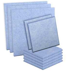 【ポイント5倍】【24枚】吸音材 吸音パネル 吸音ボード 【高品質素材採用】 硬質吸音フェルトボード 難燃 室内装飾 楽器 ピアノ室 防音対策 カラー選択可 両面テープ付き