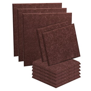 【ポイント5倍】【84枚】吸音材 吸音パネル 吸音ボード 【高品質素材採用】 硬質吸音フェルトボード 難燃 室内装飾 楽器 ピアノ室 防音対策 カラー選択可 両面テープ付き