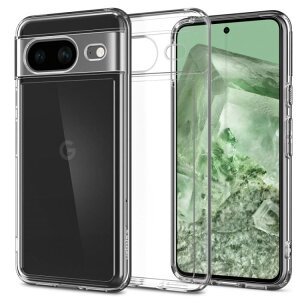 Spigen Google Pixel8 �P�[�X �N���A TPU �o���p�[�P�[�X 2�d�\�� �ČRMIL�K�i�擾 �ϏՌ� ���菝�h�~ ���΂ݖ��� ���C�����X�[�d�Ή� ACS062 �n�C�u���b�h �E���g��