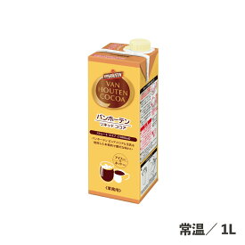 ココア 業務用 リキッドココア 1L 常温 バンホーテン ホット アイス そのまま飲める 希釈不要 ココア リキッド ドリンク 飲料 食品 Xmas特集 パック 紙パック