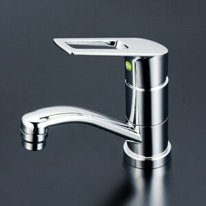 【KVK公式】【KM7011TEC】洗面用シングルレバー式混合栓 吐水口回転規制80°eレバー