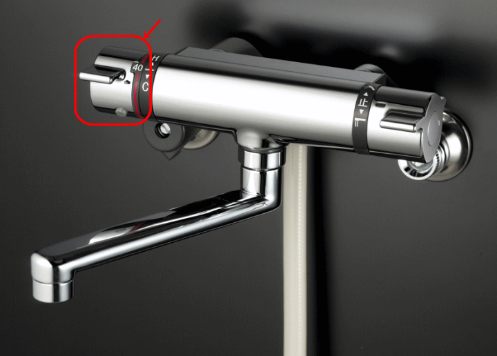 楽天市場】【KVK公式】【ZK1T800G】温調ハンドルセット