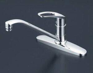 【KVK公式】【KM5091T】流し台用シングルレバー式混合栓