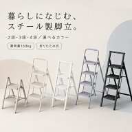 【ポイント5倍★クーポンで20%OFF】 脚立 2段 3段 4段 手すり付き 手すりなし 折りたたみ スチール製 鉄…