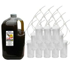 【オオカミ（ウルフ）尿　ガロンボトル（3.8L）×1本 と ディスペンサー12個セット】 大容量 [正規輸入品]