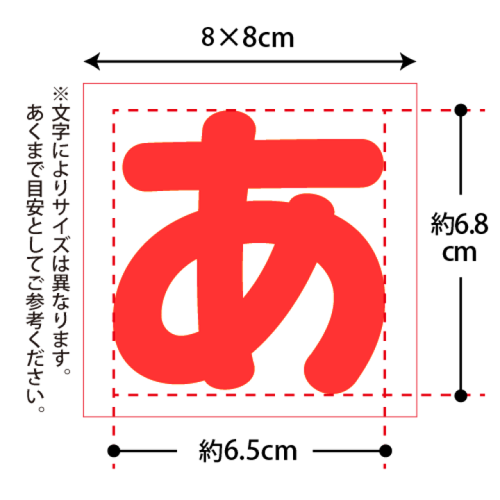 楽天市場】【オーダー文字】Sサイズ（8cm×8cm） ファンサゲット