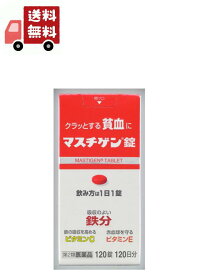 【楽天スーパーSALE★ポイント最大P46倍】送料無料 【第2類医薬品】マスチゲン錠 120錠【日本臓器製薬株式会社】