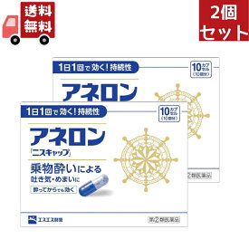 送料無料 2個セット 【指定第2類医薬品】アネロン ニスキャップ 10カプセル エスエス製薬