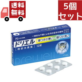 送料無料 5個セット 【第(2)類医薬品】 エスエス製薬 ドリエル 12錠 【正規品】【代引不可】