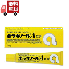 送料無料 【第(2)類医薬品】ボラギノールA軟膏 20g【天藤製薬】【代引不可】