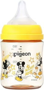 送料無料 母乳実感哺乳びん プラスチック160ml(Disney) | 0ヵ月頃〜 ピジョン 哺乳瓶 ほ乳瓶 哺乳 ガラス 赤ちゃん用 赤ちゃん用品 ベビー ベビー用 ベビー用品 ベビーグッズ 新生児 子育