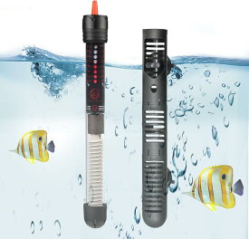 ＼SALE限定10%off／水槽ヒーター 60L以下水槽適用 20℃～34℃水槽 ヒーター 魚 ヒーター 断熱性 石英ガラス管 温度調整 操作設置簡単 水槽給湯器 魚種飼育 一体型ヒーター 熱帯魚 ヒーター 水槽 ミニ 水中用 水温管理用 熱帯魚・観賞魚 吸盤付き
