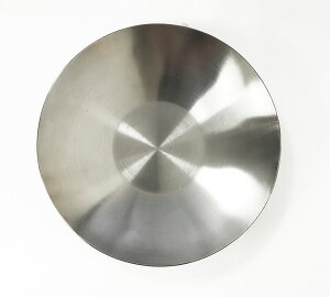 韓国食器 ラウンドディッシュ 11.5cm ステンレス シルバー 丸皿 丸型 平皿 円形 韓国式 小皿 おかず皿 お皿 韓国料理 おしゃれ ステンレス皿 食器 清潔 衛生的 18-8ステンレス製 CHG-24