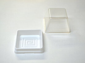 三共商店在庫共有品 生もの販売容器 クリーンルミアカップ スーパー (白) 本体+フタ×100個セット 08-2-00140.08-2-0013952817・52824