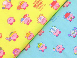 キャラクター コットン オックス 生地 布 星のカービィ A3600−8 ハンドメイド ソーイング 2025年 入園入学 商用利用不可 KIRBY MUTEKI SUTEKI CLOSET