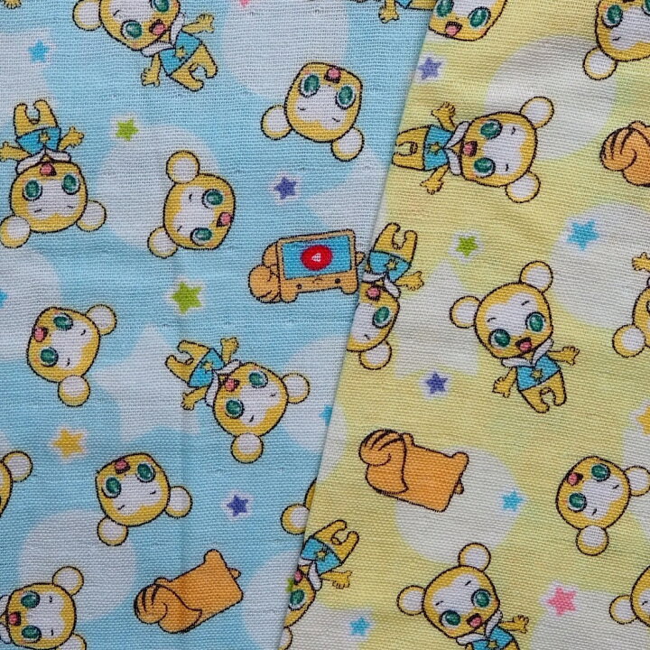楽天市場】キャラクター ダブルガーゼ生地 布 クマーバ G2571−1 