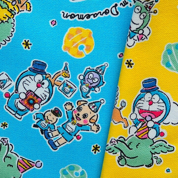 楽天市場 キャラクター オックス生地 布 アイムドラえもん 50th大長編キャラクター集合 ｇ８１７７ １ I M Doraemon 21年 入園入学 藤子プロ 商用利用不可 京都カナリヤ手芸店