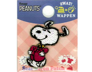 S02Y9466 �L�����N�^�[���b�y�� �A�b�v���P �y�X�k�[�s�[ PEANUTS�zHAPPY DANCE�@SNOOPY�@EMBLEM�@SO2Y9466