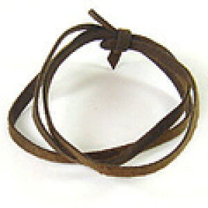 ミユキビーズアクセサリースエードテープ 人工皮革 幅3mmH647 #4(こげ茶)