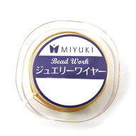 ミユキビーズアクセサリージュエリーワイヤー　＃28H6272／20P　ゴールド